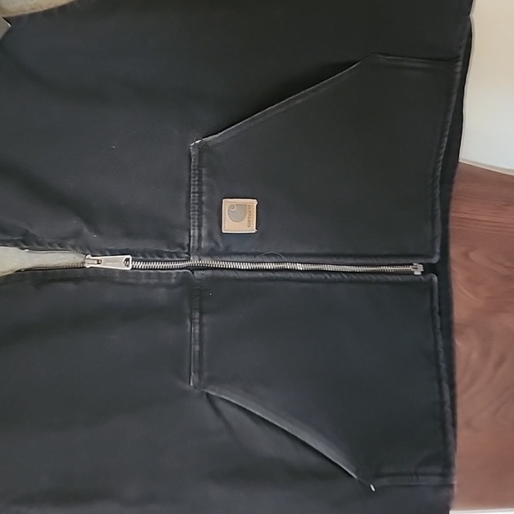 Carhartt RN# 14806 Sandstone Rugged Vest, Sherpalined Vest Size 2 XL Black - Picture 3 of 6